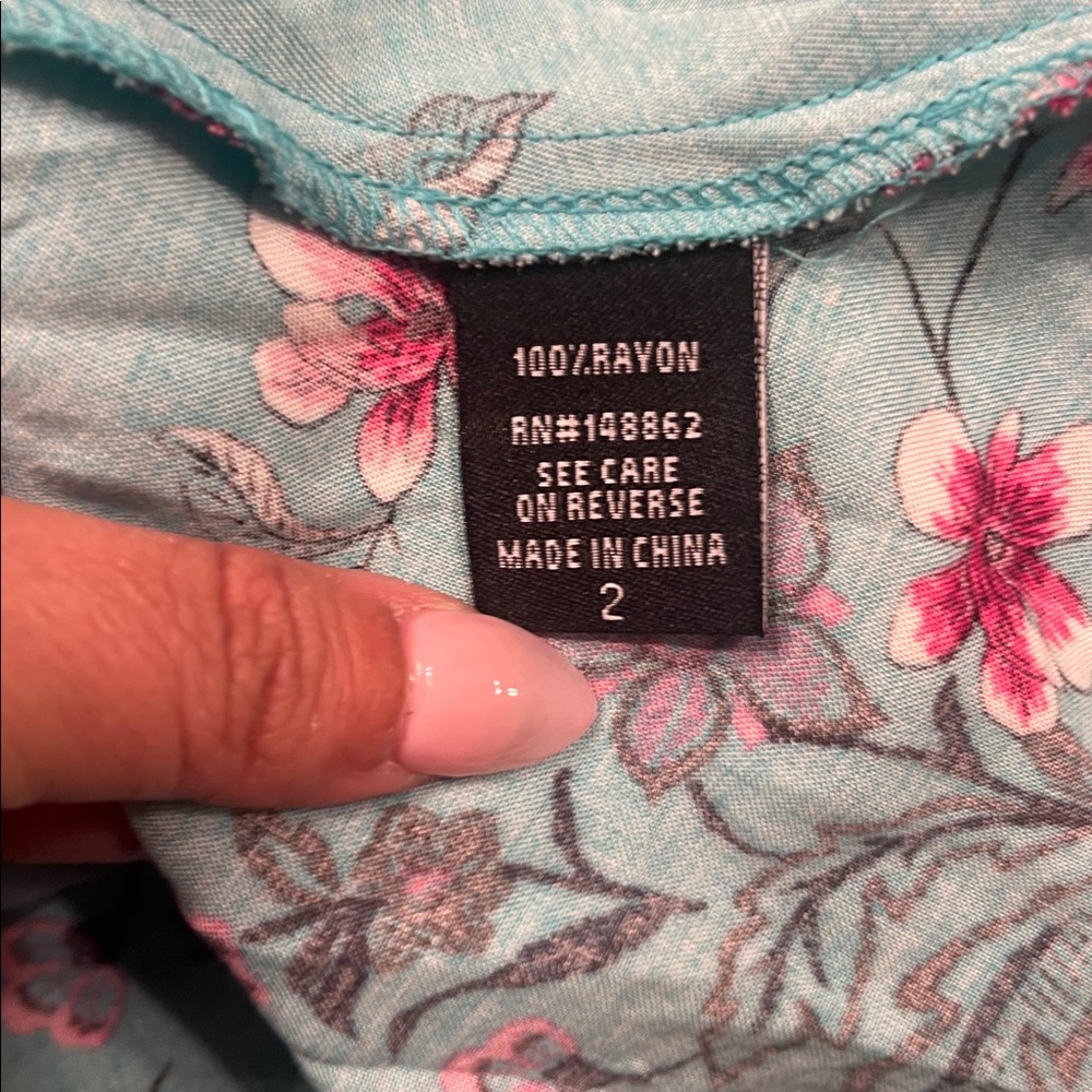 Torrid Midi Challis High Neck Dress, Torrid size 2 - Picture 9 of 10